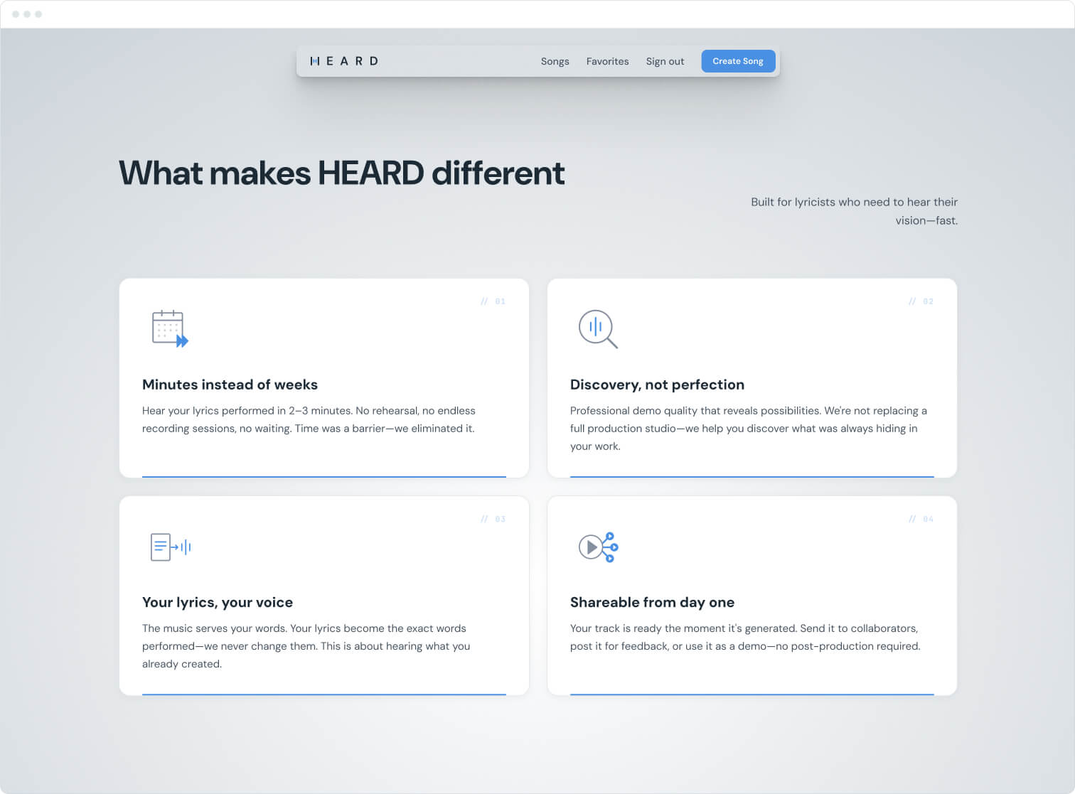 Homepage: Why HEARD