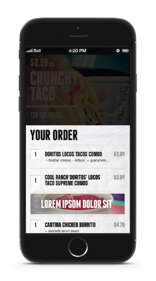 Order preview